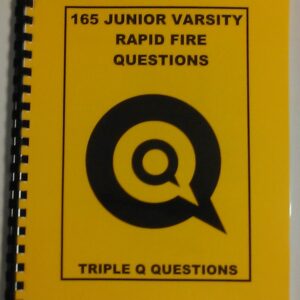 165 Junior Varsity Rapid Fire Rounds