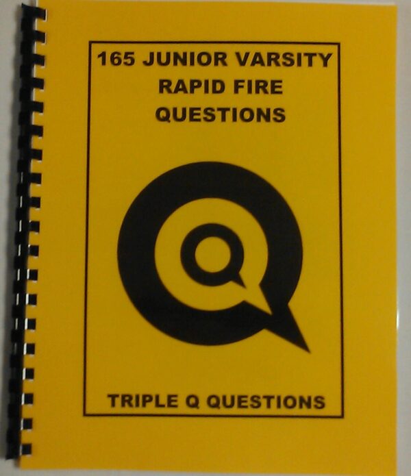 165 Junior Varsity Rapid Fire Rounds