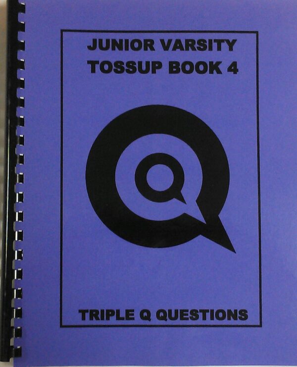 Junior Varsity Tossup Book #4