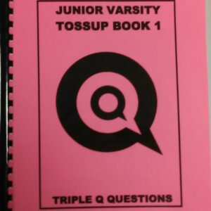 Junior Varsity Tossup Book #1