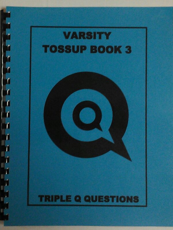 Varsity Tossup Book #3