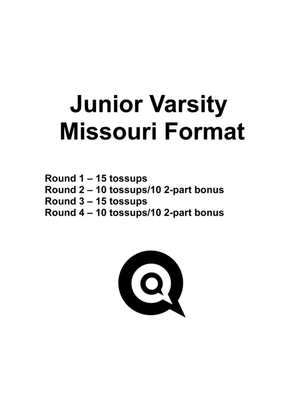 Secured Junior Varsity Missouri Format Questions