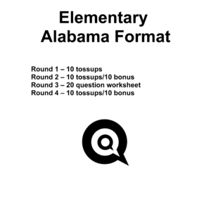 Secured Elementary Alabama Format Questions
