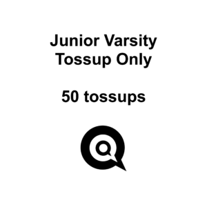 Secured Competition Questions – Junior Varsity Standard Tossup Packet