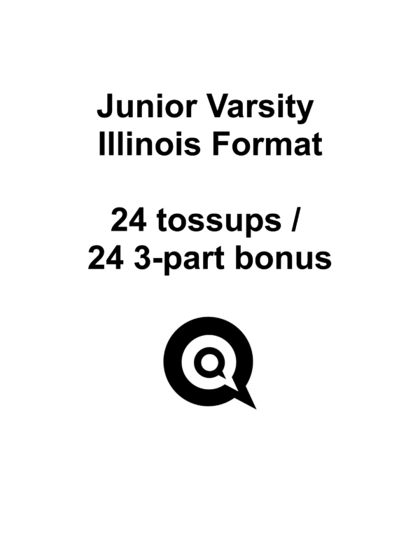Secured Junior Varsity Competition Questions – Standard Tossup/Bonus Packet - Image 7